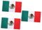 Abaodam 3 Banderas Nacionales Decorativas Para Exteriores Pequeñas Banderas De México Adornos De Bandera Mexicana Banderas Mexicanas Pequeñas Banderas Mexicanas Banderas Mexicanas