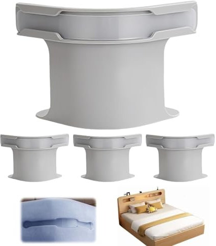 KQLHLHDYZ Lot de 4 supports de drap de lit avec bandes de verrouillage, clips antidérapants et robustes, amovibles pour toutes les tailles de lit (blanc)