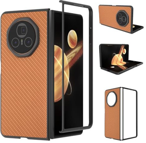 Étui à rabat pour smartphone Coque Compatible avec Honor Magic V3 Coque en Cuir, Coque Arrière Rigide de Chargement Sans Fil Coque de Protection Compatible with Téléphone Coque Mince Pliable Coque Ant