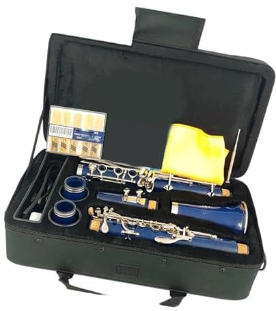 Klarinette 17 Tonart B-Klarinette Blau Mit Koffer