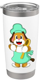 Dog Cook Cooking Spoon Cooking Stainless Steel Insulated Tumbler