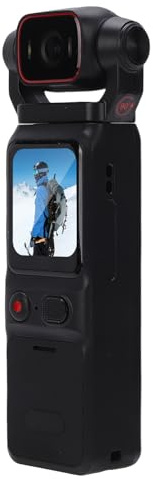 Sxhlseller 4K-Handvideokamera mit um 180° Drehbarem Kopf, 6-Achsen-Gyro-Stabilisierung, Weitwinkelobjektiv, Touchscreen, WiFi-Konnektivität, Reise-Camcorder mit App