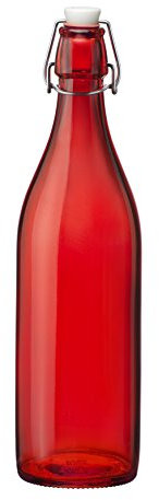Bormioli Rocco Giara Bottle, rosso