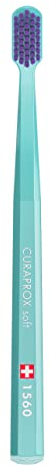 Curaprox Zahnbürste CS 1560 Soft - Handzahnbürste für Erwachsene mit 1560 Soft CUREN Borsten - Zufällige Farbe