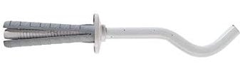 Fischer TF 7/75 B Mensola per Radiatore Termosifone in Ghisa, per Fissaggio su Muro, 2 staffe per Confezione, 501087