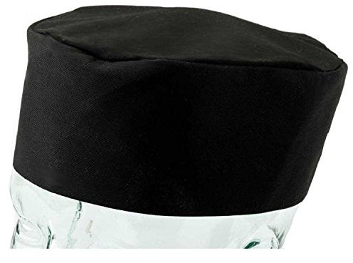 Classic Home Store Professional Chefs Skull Cap Kitchen Catering Polycotton Hat - One Size (Black)