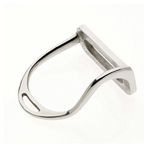 Lorina Bent Leg Safety Stirrup Irons 5 in Silver