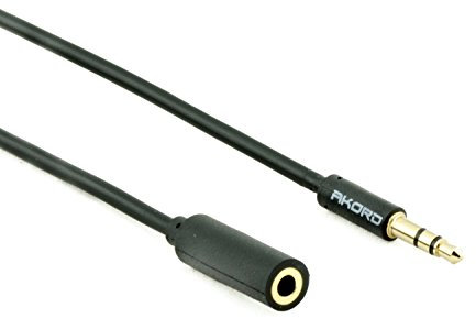 AKORD 5 m 3.5 mm AUX Extension Male Jack to Female Socket Cable