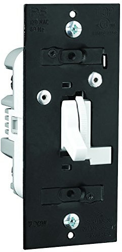 Pass & Seymour TD703PWCCV6 3-Wege-Dimmer für Dekoratoren, einpolig, 700 W, Weiß