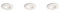 Philips Smart Spots LED-Einbauspot Set Merope 3-flammig 2 W, weiß 598433116