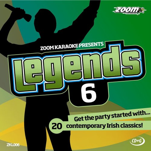 Zoom Karaoke CD+G - Legends Volume 6 - 20 Irish Contemporary Classics [Card Wallet]