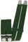 Harrys-Collection Herren Hosenträger 4 Extra Starken Clips uni, Farben:grün