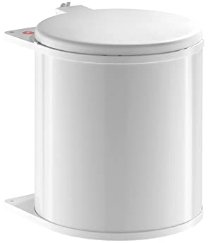 Hailo Big Box Küchen-Abfalleimer, Kunststoff, Weiß, One Size
