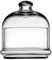 CAR Bomboniere Lara Bonbonnière en Verre avec Couvercle, 14 cm de Hauteur et 12 cm de Diamètre, Transparent