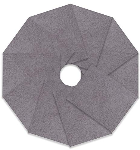 Trimits AF01 10 Stück Filz, Silbergrau, 23 x 30cm