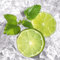 Eurographics DG-DT5276 Deco Glass, Glasbild, Lemon On Ice, 20 x 20 cm