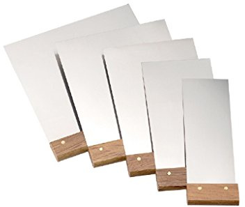 KAPRIOL 936218 and Ssista Set of 5 Stainless Steel Spatula Various Sizes