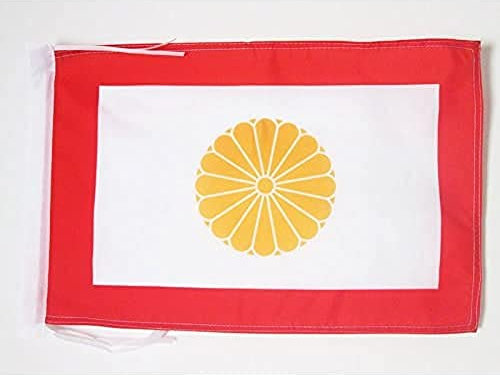 AZ FLAG Flagge Kronprinz von Japan Kouzoku 45x30 cm Kordeln