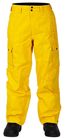 Two Bare Feet BLIZZARD Snowboard Ski Pants Snow Salopettes Trousers (Sun Yellow, L)