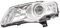 VALEO Halogen Scheinwerfer, Teilenummer 88977 für die Fahrzeugmodelle VOLKSWAGEN Passat VII (2005 > 2010)