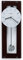 Howard Miller Emmett Moderne Wanduhr 625-514 - Schwarzes Kaffee-Finish, satiniertes Pendel mit silberfarbenem Finish, Dicke Glasabdeckung, Chromakzente, Quarzwerk