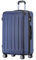 BEIBYE Hartschalen-Koffer Trolley Rollkoffer Reisekoffer Handgepäck 4 Rollen (M-L-XL-Set) (Dunkelblau, L)