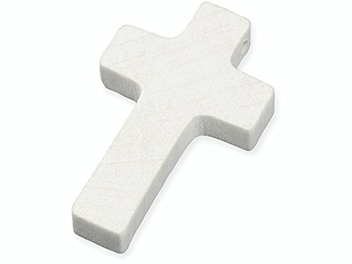 Knorr Prandell 35 x 21 mm FSC Holz Kreuz mit Seite Loch, braun