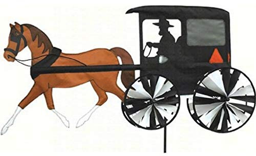 Windworks Windspiel Accent Horse and Buggy Nylongewebe 25x96x45cm