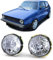 Klarglas Scheinwerfer H4 Chrom für VW Golf 1 74-83 Cabrio 83-93