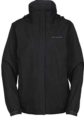 VAUDE Regenjacke Damen leicht - Women's Escape Light Jacket, wasserdichte Outdoor-Jacke, atmungsaktiver Windbreaker mit Kapuze, Klimaschonende Wanderjacke