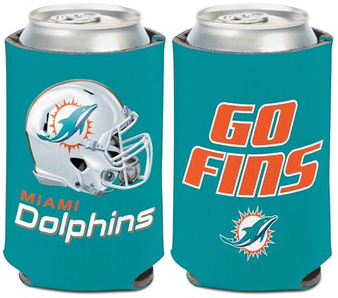 Miami Dolphins Go Fins Slogan Dosenkühler NFL Football Can Cooler