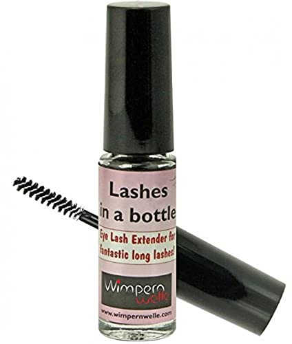 Wimpernwelle Wimpern in der Flasche, Wimpernverlängerung, 8ml - Schwarz