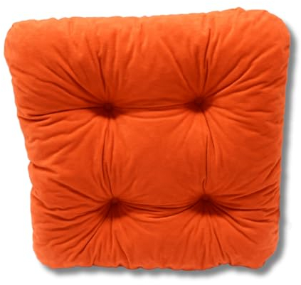 Natalia Spzoo Stuhlkissen Sitzkissen Softkissen – 38 x 38 x 8 cm, Schaumflockenfüllung, Mikrofaser Bezug, Bequem für Stühle und Bänke