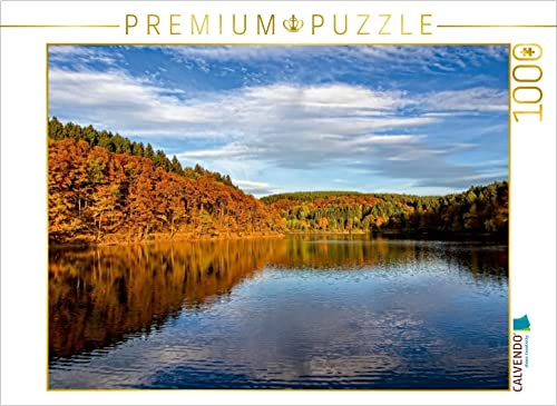 CALVENDO Puzzle Jubach, Talsperre Kierspe | 1000 Teile Lege-Größe 64 x 48 cm Foto-Puzzle für glückliche Stunden