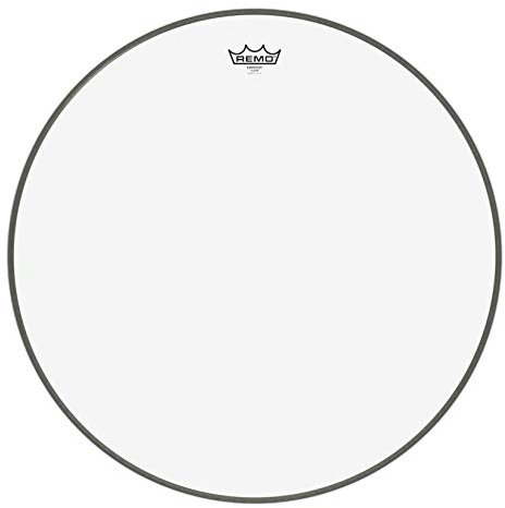 REMO Schlagzeugfell Drum Head, Emperor transparent, clear, 24 Bass Drum, BB-1324-00