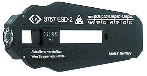 Best Price Square Wire Stripper ESD 0.25-0.80 MM T3757ESD 2 by CK Tools