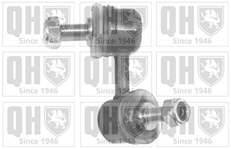 Quinton Hazell Stabiliser Link - QLS3709S - Single Bar Fits Front Axle Left - Original Equipment OEM Quality Direct Fit Replacement - Length: 49mm - Finish: Powder-Coated