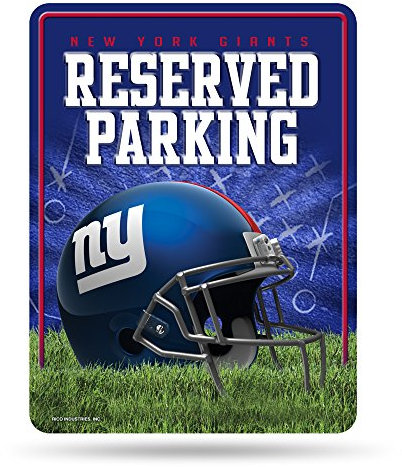 NFL New York Giants Hi-Res Metall-Parkschild