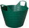 geli Thermo Plastic Flexikorb Einkaufskorb Wäschekorb Gartenkorb 45 cm mit Griffen, Farbe:dunkelgrün