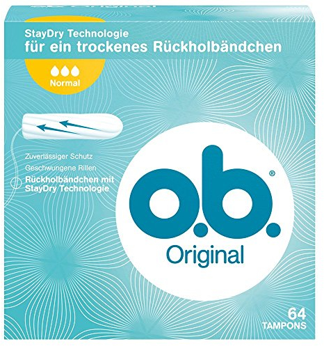 o.b. Original Normal Tampons, 1er Pack (1 x 64 Stück)