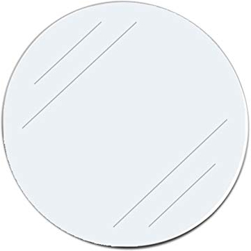 Klebeetiketten selbstklebend | Transparent | Durchmesser & Menge wählbar | Einseitige Klebepunkte | Verschlusspunkte / 40 mm 100 Stück