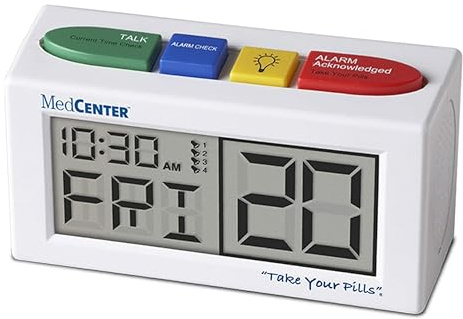 MedCenter Talking Alarm Clock