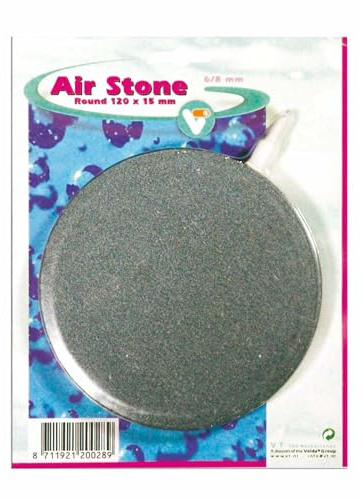 Velda Air Stone Round 80 x 15mm – Pond Air Stones for Outdoor Fish Ponds & Aquariums – Optimal Air Bubble Distribution – 6/8mm Hose Connection