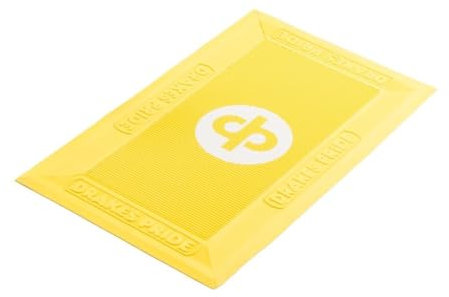 Drakes Pride Regulation Bowls Foot Mats (Pack of 2, Yellow)