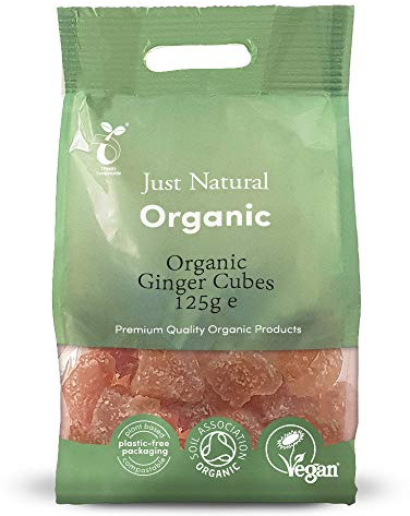 Org Ginger Candied Cubes 125 g