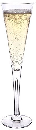 Dartington Crystal Sharon Champagne Flute Glasses(Pack of 2)