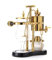 Diguo Belgisch/Belgien Family Balance Siphon/Siphon Kaffeemaschine, eleganter doppelt geriffelter Fulcrum mit T-Griff (klassisches Gold)