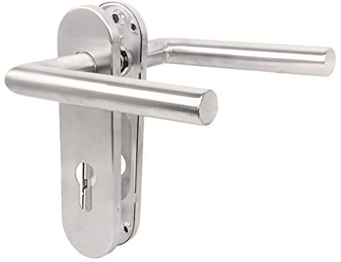 Edelstahl Türdrücker Feuerschutz geprüft Modell Nero KS