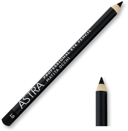 AstrA Professional Eye Pencil n. 01 1 unit - Made in Italy [italian import], Black