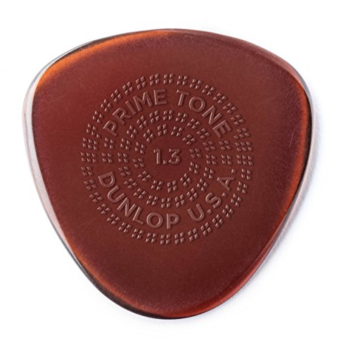 Dunlop Primetone Semi-Round 1.3mm Sculpted Plectra (Grip) - 3 Pack